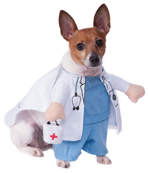 Disfraz de Veterinario Caminante para Mascotas Medianas de Rubies