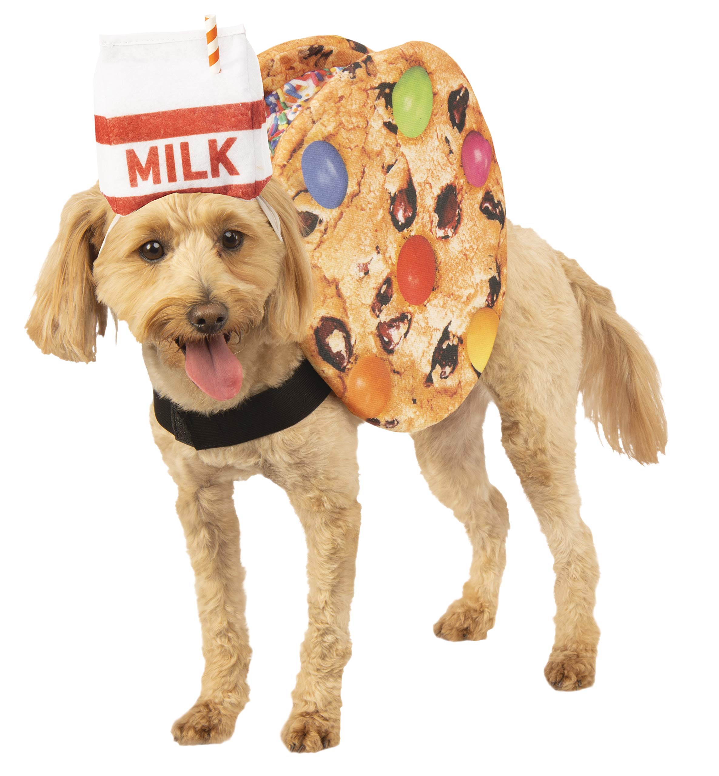 Disfraz Pequeño de Galletas y Leche para Mascota
